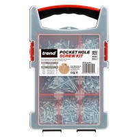 Trend PH/SCW/PK1 Pocket Hole Screws Mixed Box 850 Pc £32.95